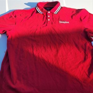 MEN'S WALT DISNEY WORLD RED POLO SHIRT SIZE XL